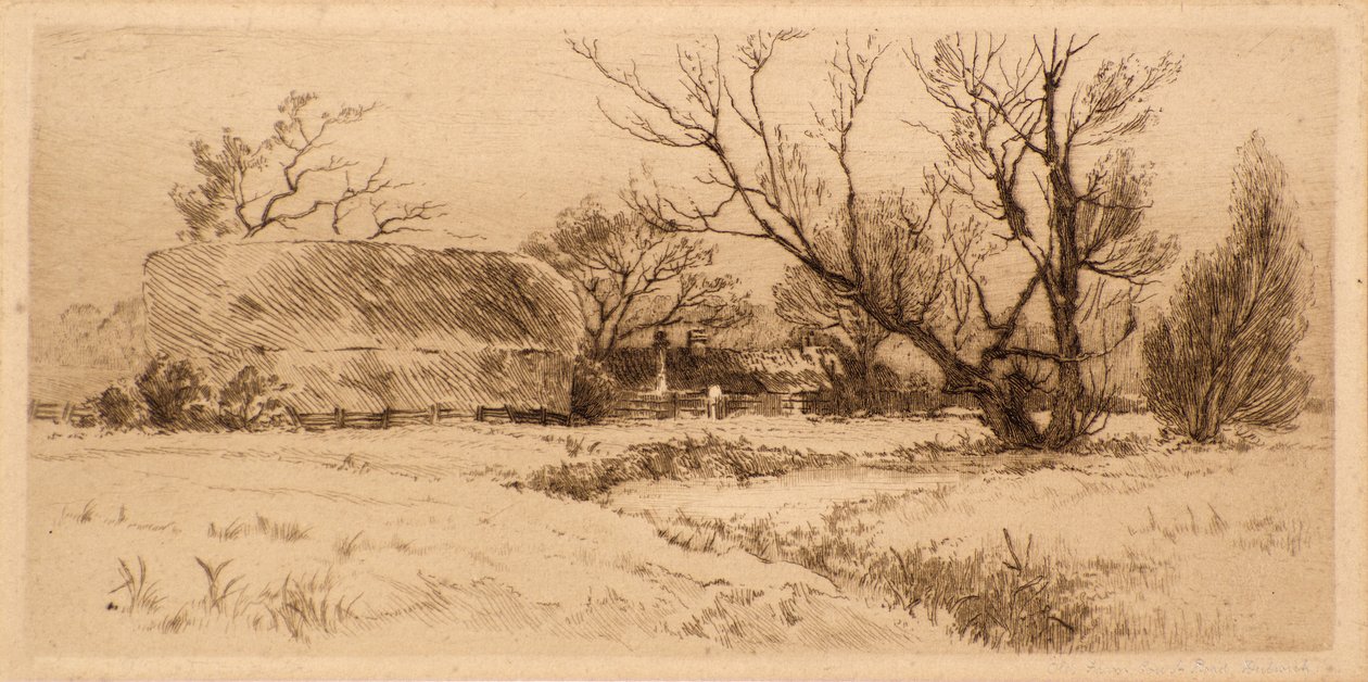 Old Farm Court Road, Dulwich von Richard Davidson Winter