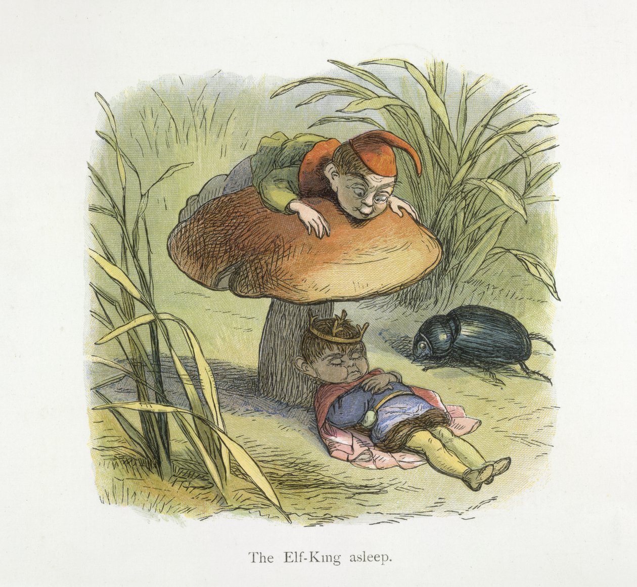 Der Elfenkönig schläft von Richard Doyle