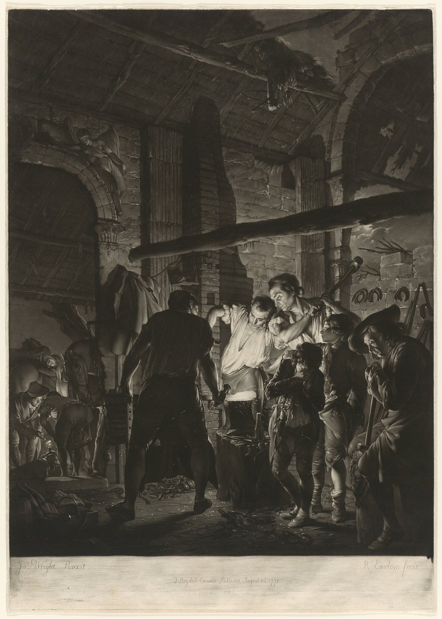 Eine Schmiede von Richard Earlom