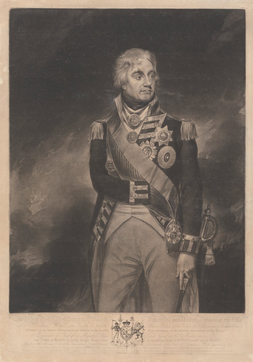 Horatio Nelson, Viscount Nelson von Richard Earlom