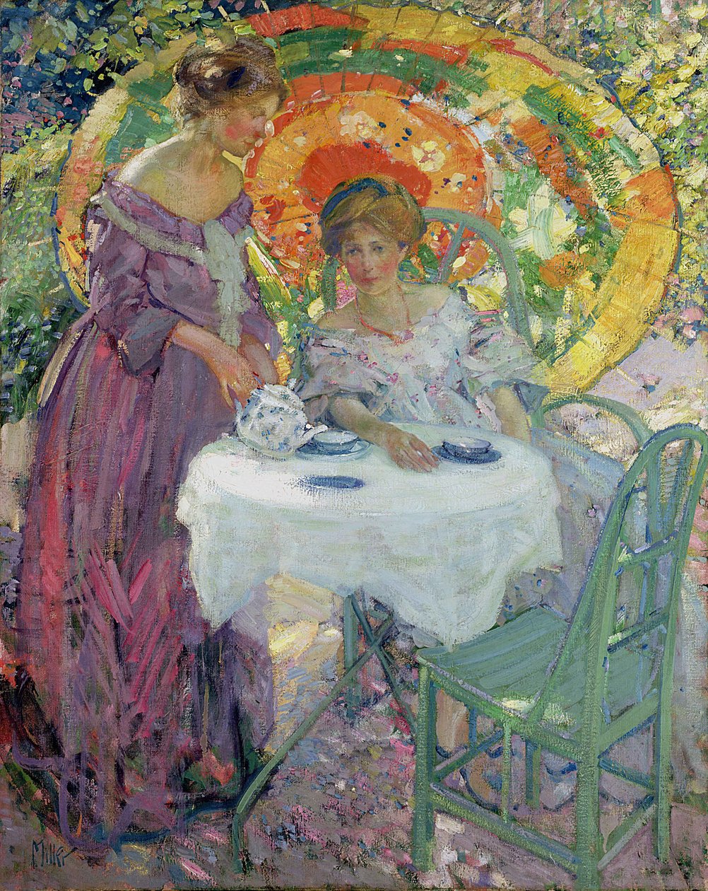 Nachmittagstee von Richard Emil Miller