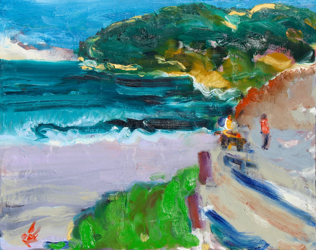 Bucht bei Dämmerung, 2019 von Richard Fox