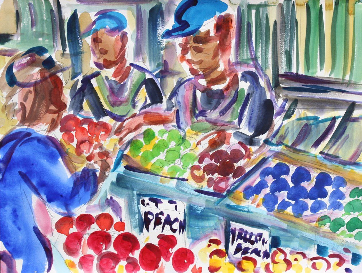 Obstverkäufer von Richard Fox