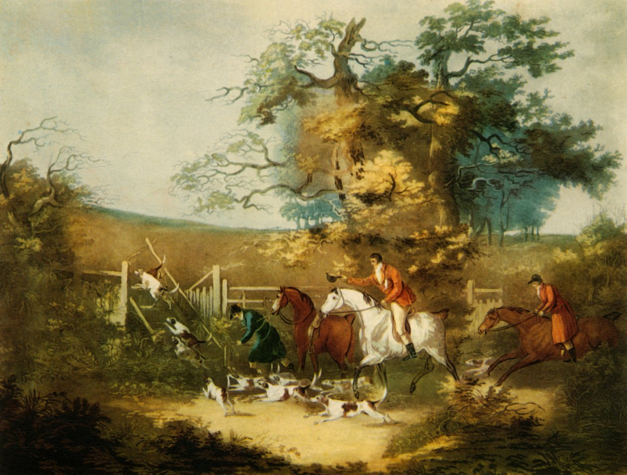 Fuchsjagd, 1806, 1944 von Richard Gilson Reeve