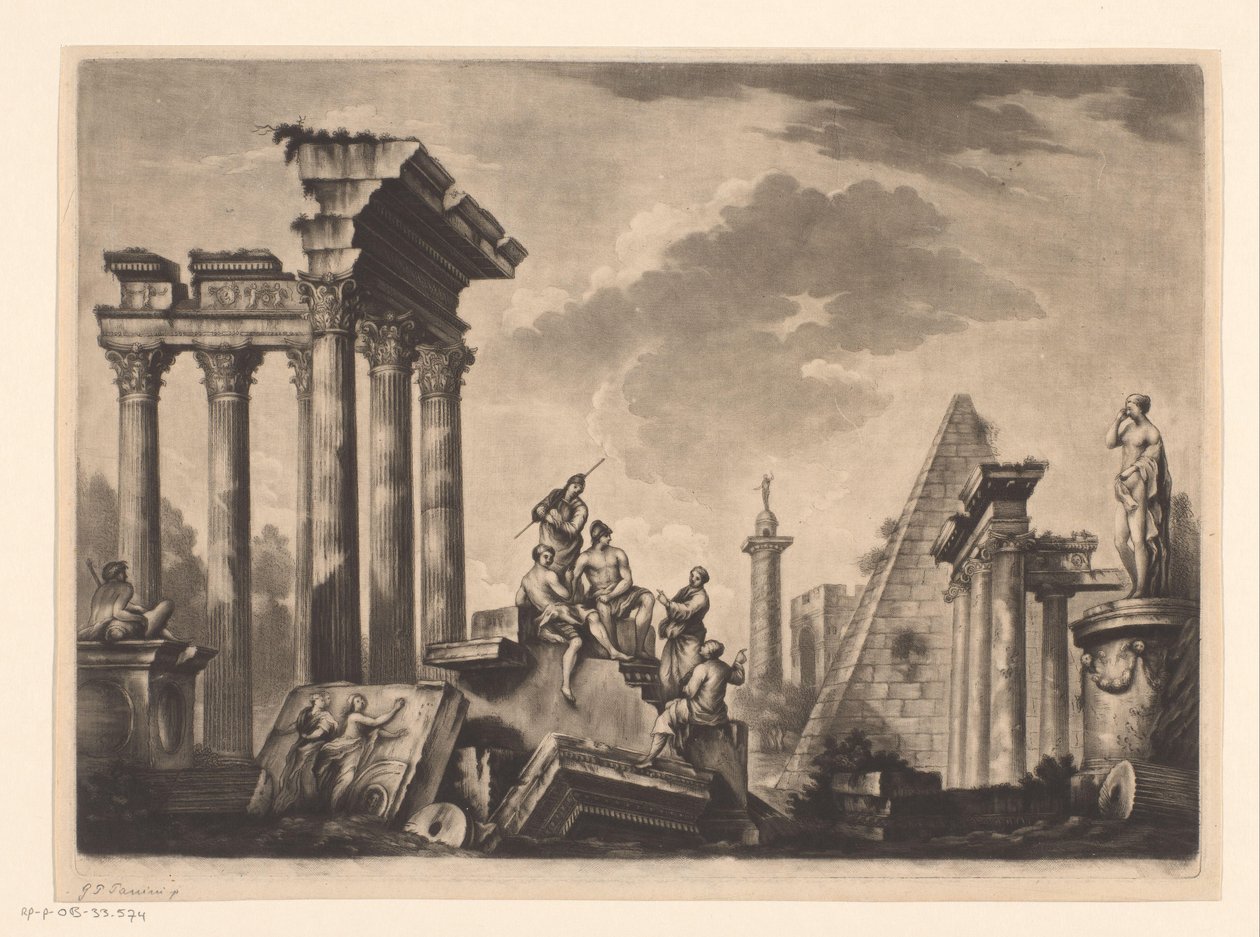 Ruinen in Rom von Richard Houston