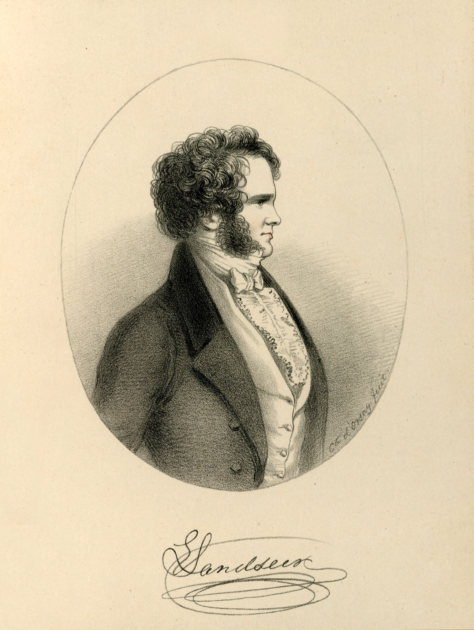 E. Landseer, ca. 1843 von Richard James Lane