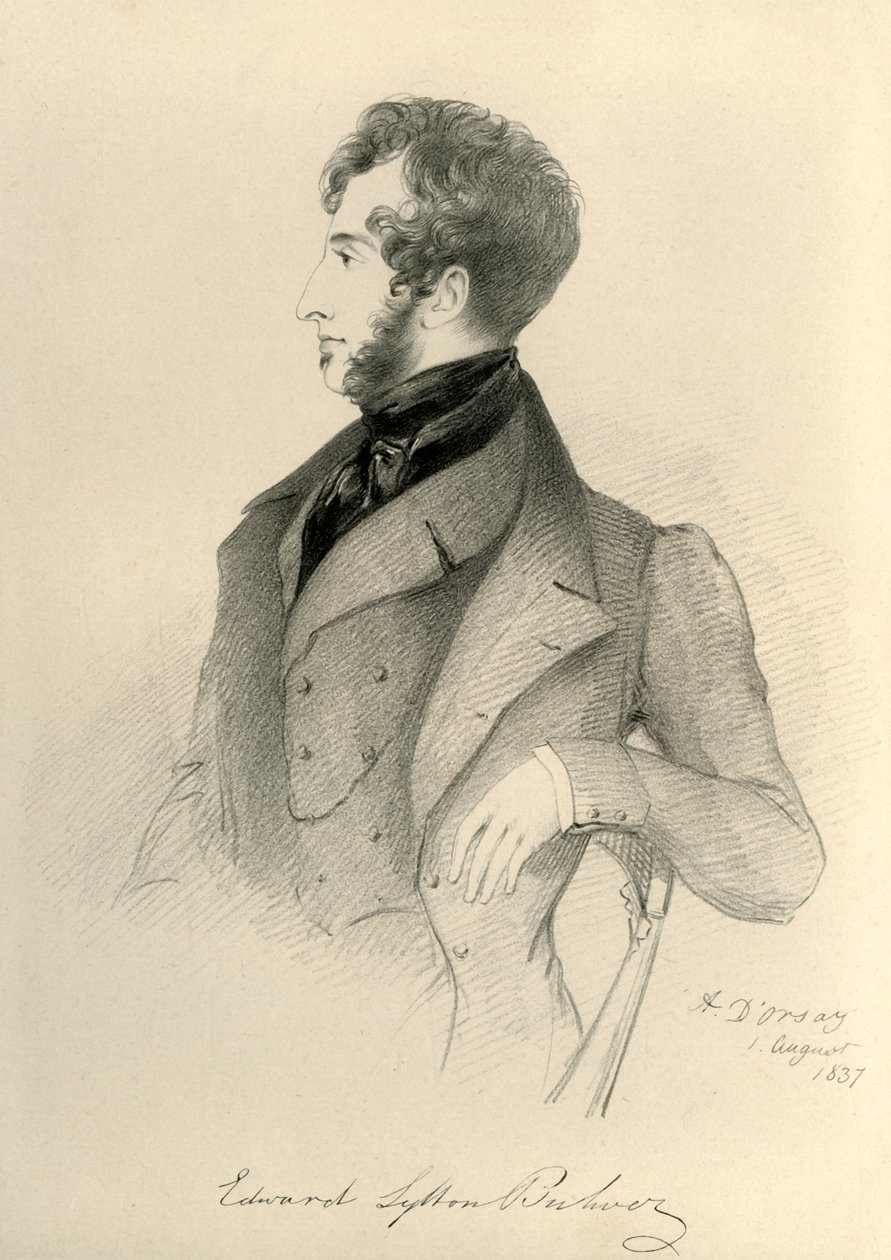 Edward Lytton Bulwer, 1837 von Richard James Lane