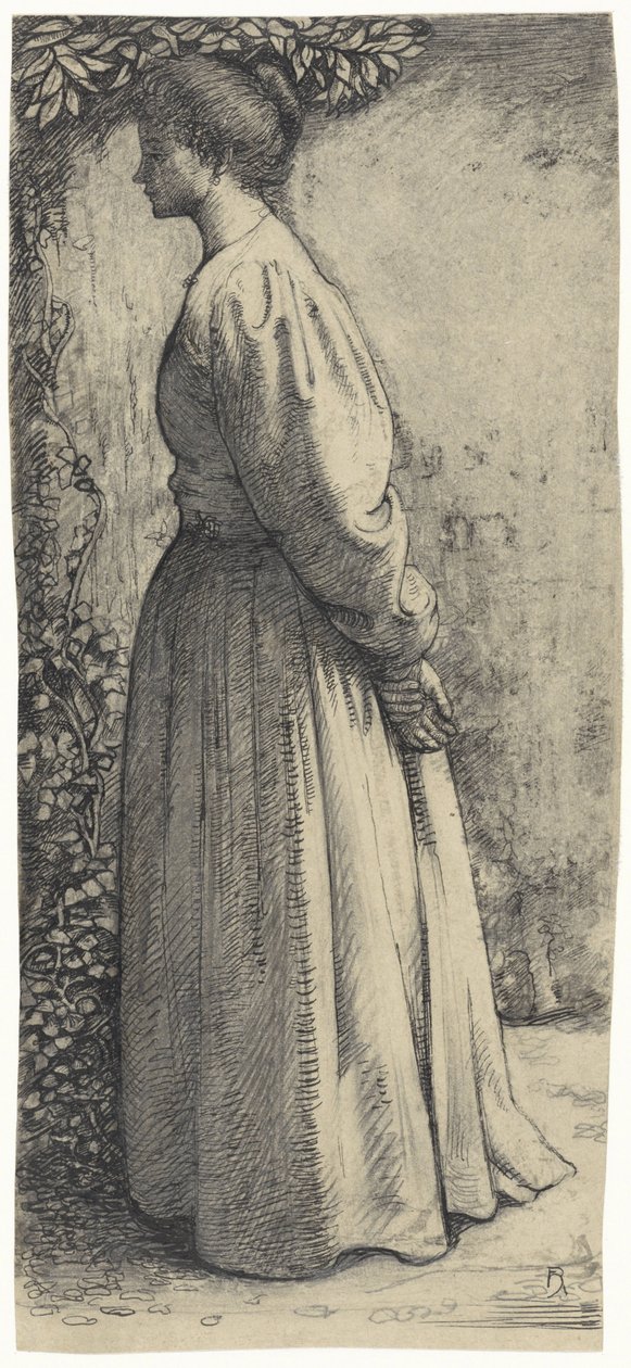 Stehende Frau von der Seite von Richard Nicolaüs Roland Holst