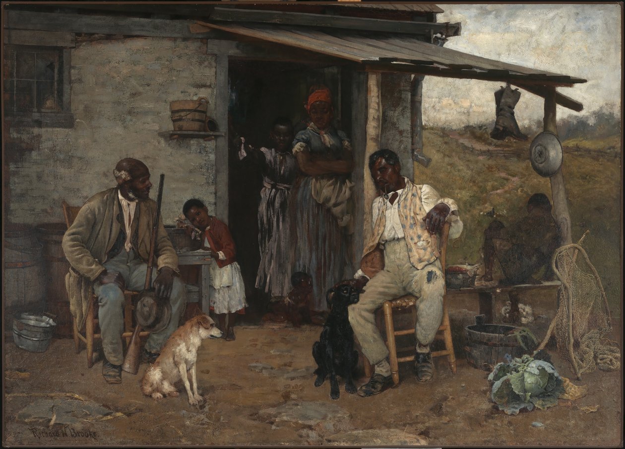 Ein Hundetausch von Richard Norris Brooke