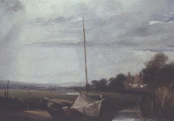 Ein Fluss in Frankreich von Richard Parkes Bonington