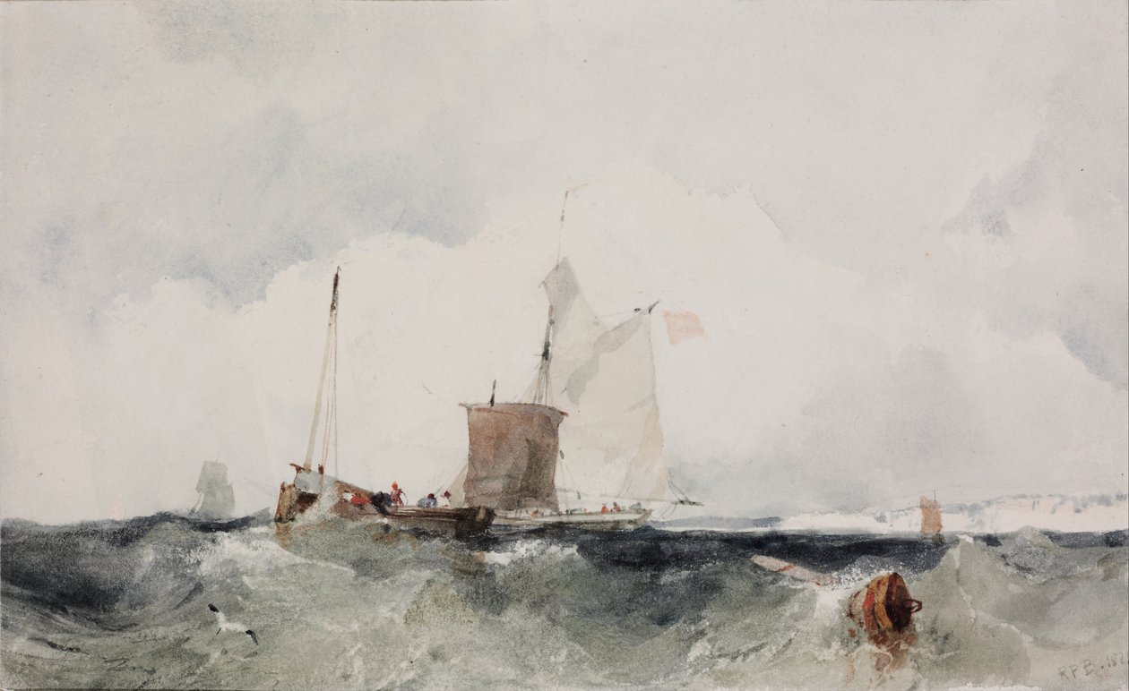 An der englischen Küste von Richard Parkes Bonington