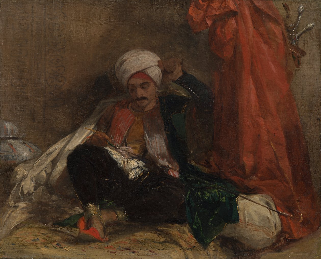 Sitzender Türke von Richard Parkes Bonington