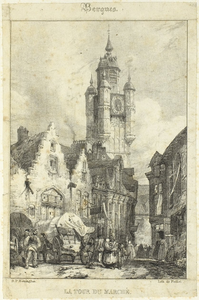 Der Turmmarkt von Richard Parkes Bonington