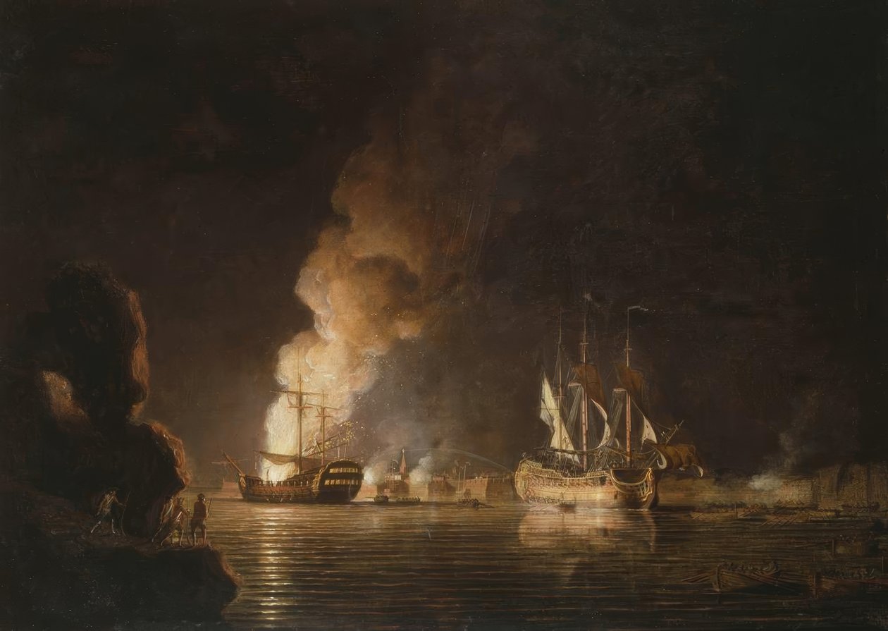 Eroberung Louisbourg 1758 von Richard Paton