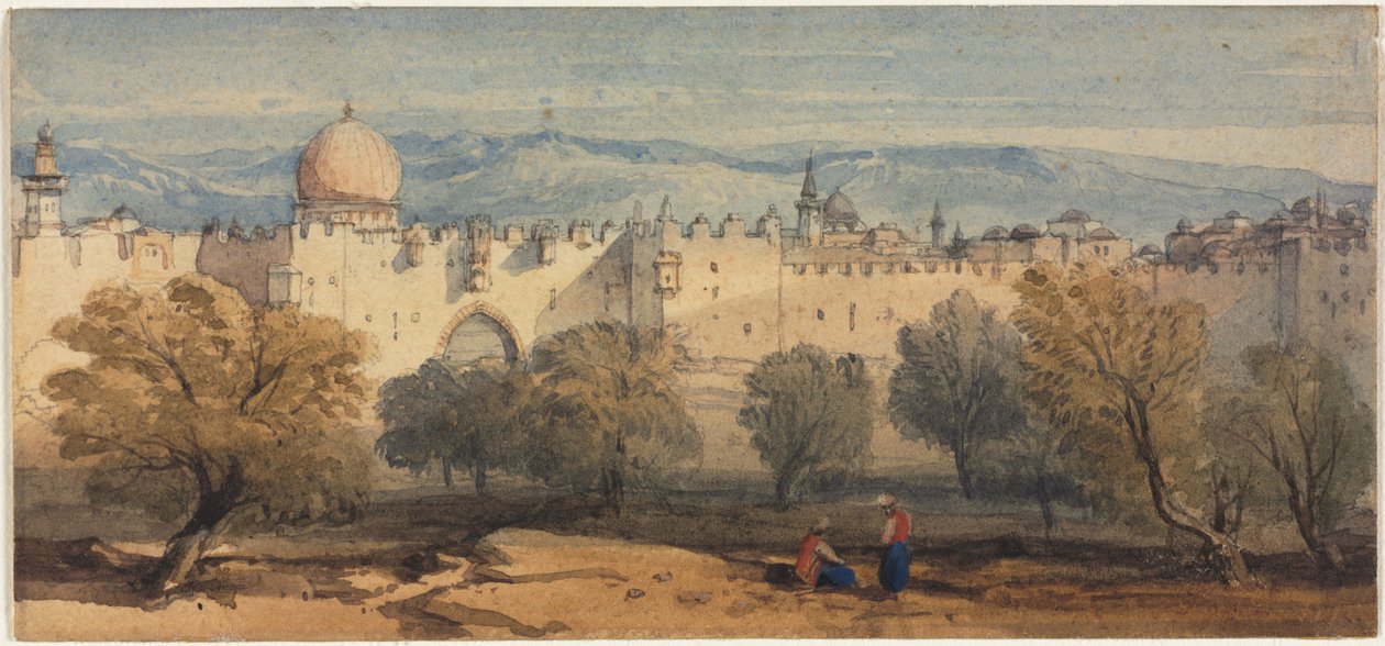 St. Stephans Tor, Jerusalem, ca. 1860 von Richard Principal Leitch