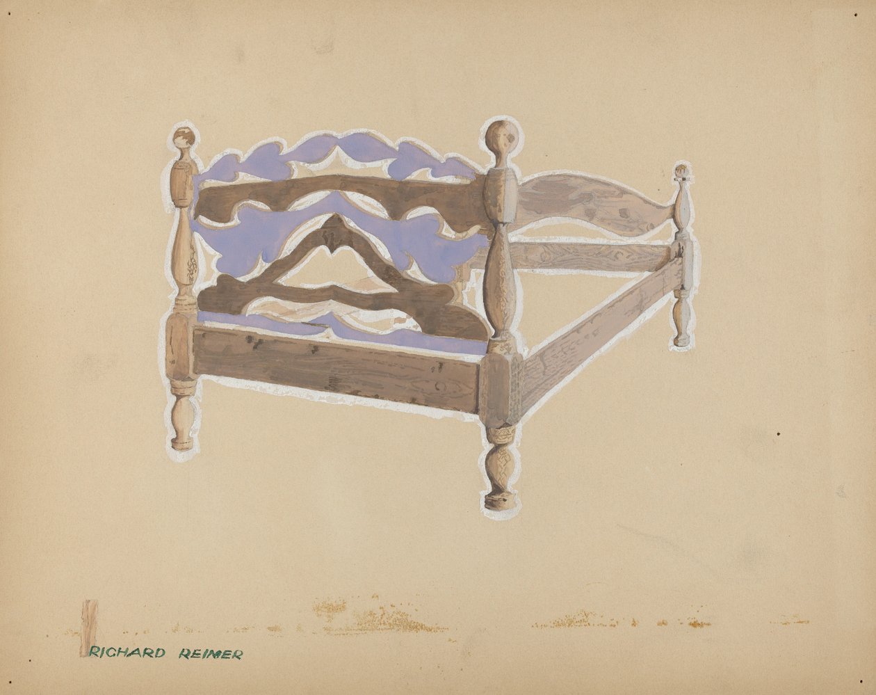 Bett von Richard Reimer