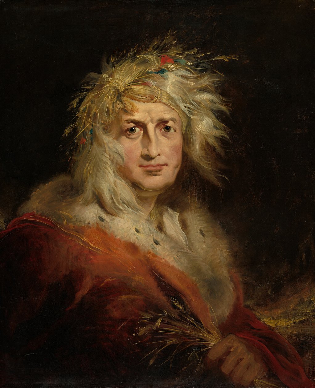 David Garrick als König Lear von Richard Westall