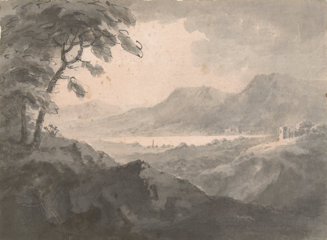 See in den Bergen von Richard Wilson (attributed to)