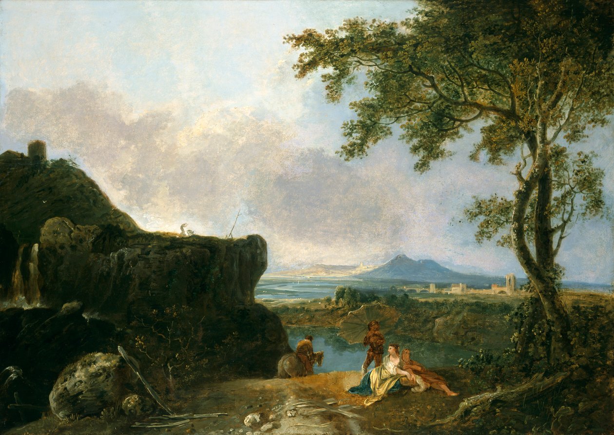 Ein weißer Mönch, 1733-1782 von Richard Wilson