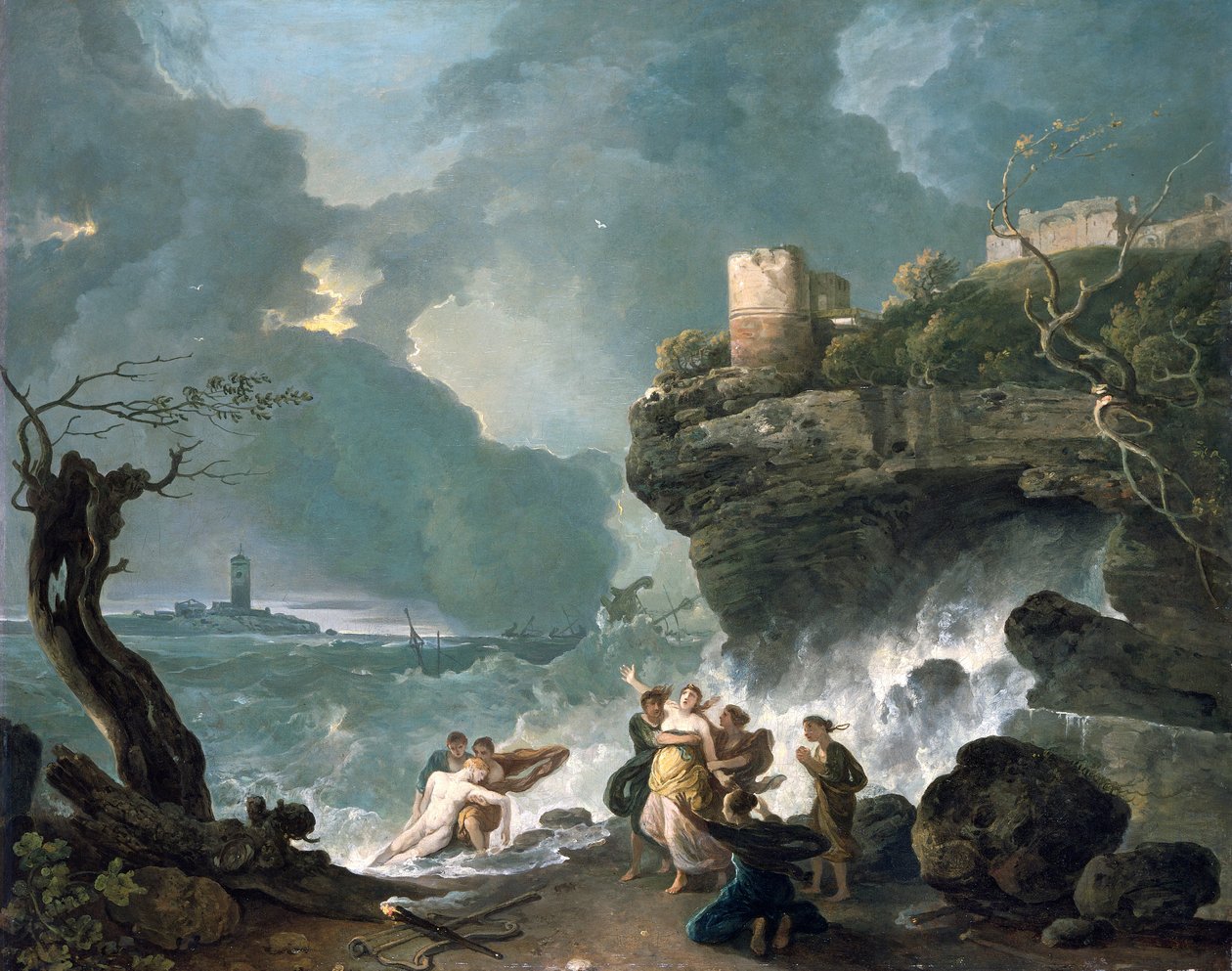 Ceyx und Alcyone, 1768 von Richard Wilson
