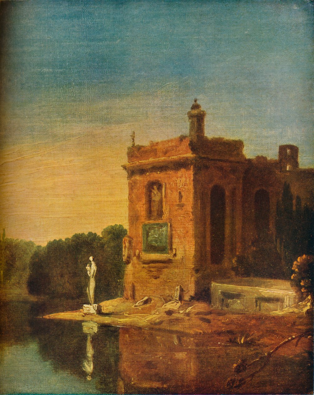 Italienische Szene, um 1744 von Richard Wilson