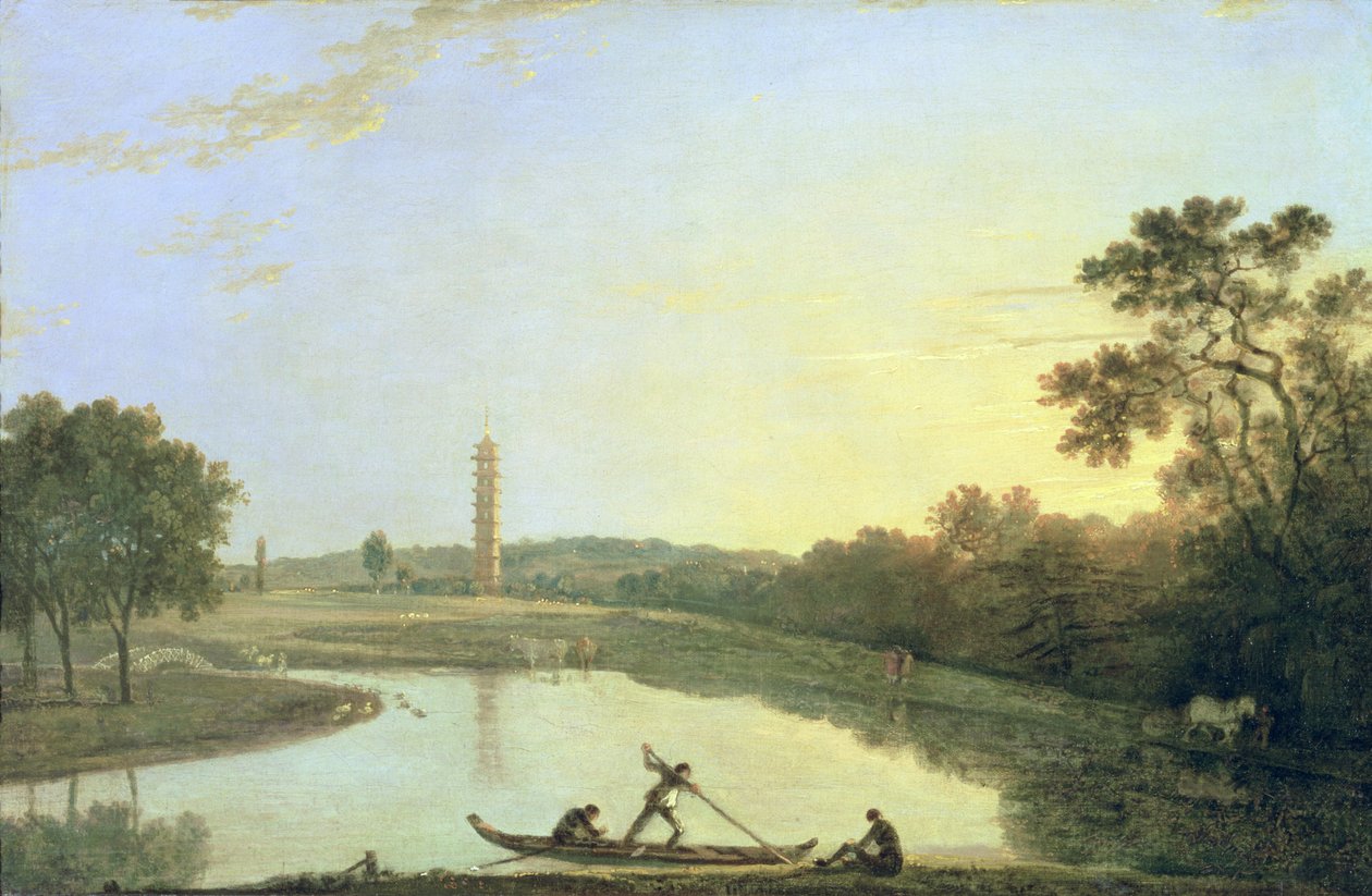 Kew Gardens: Die Pagode und Brücke von Richard Wilson