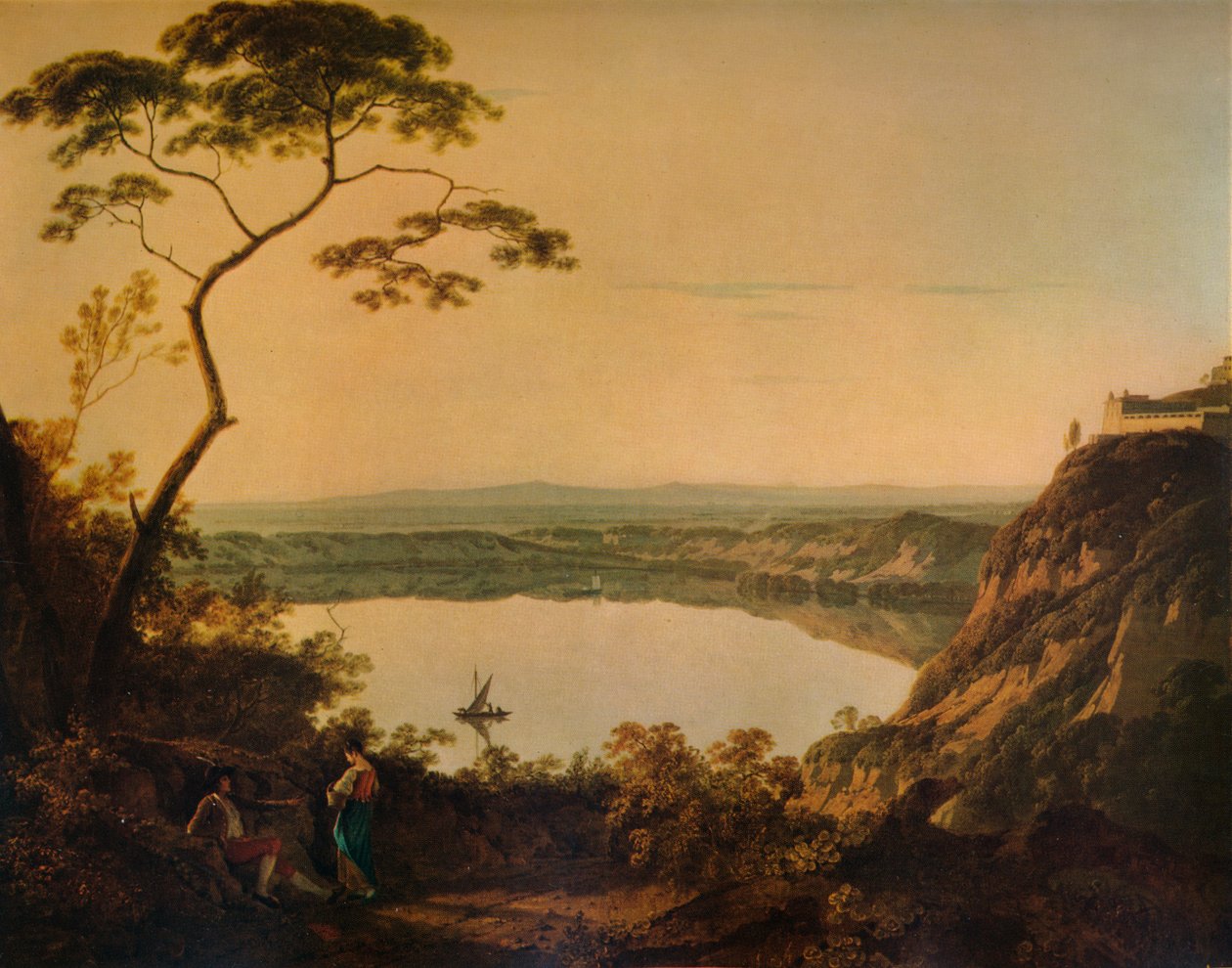 See von Nemi, ca. 1761 von Richard Wilson