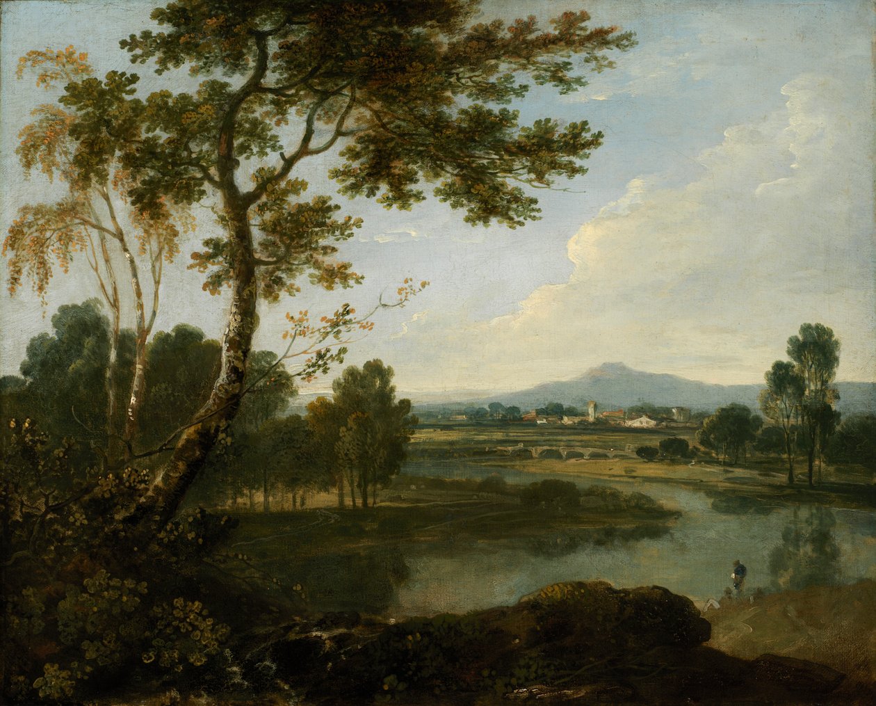 Landschaft in Italien, 18. Jahrhundert von Richard Wilson