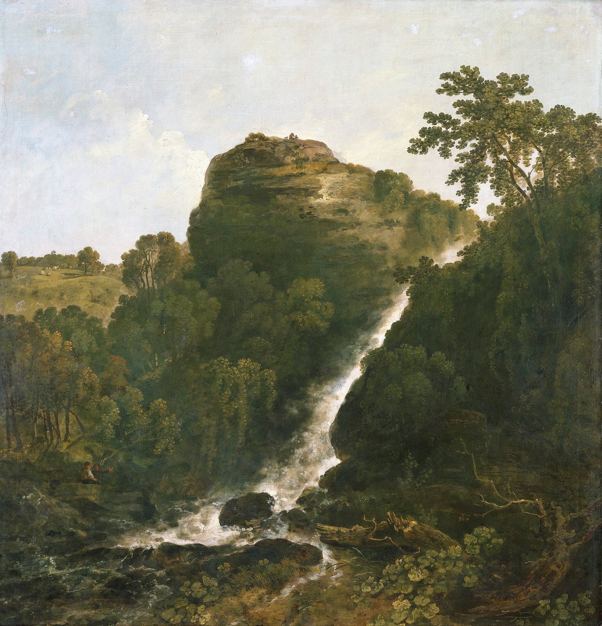 Lydford-Wasserfall, Tavistock, 1771 von Richard Wilson