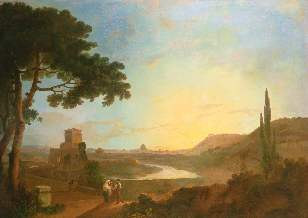 Ansicht des Tiber von Richard Wilson