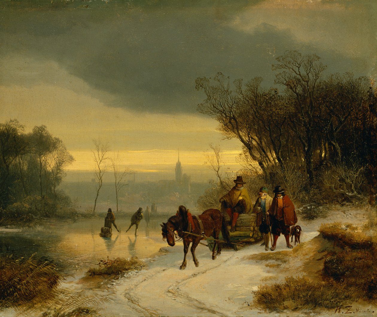 Winterlandschaft von Richard Zimmerman