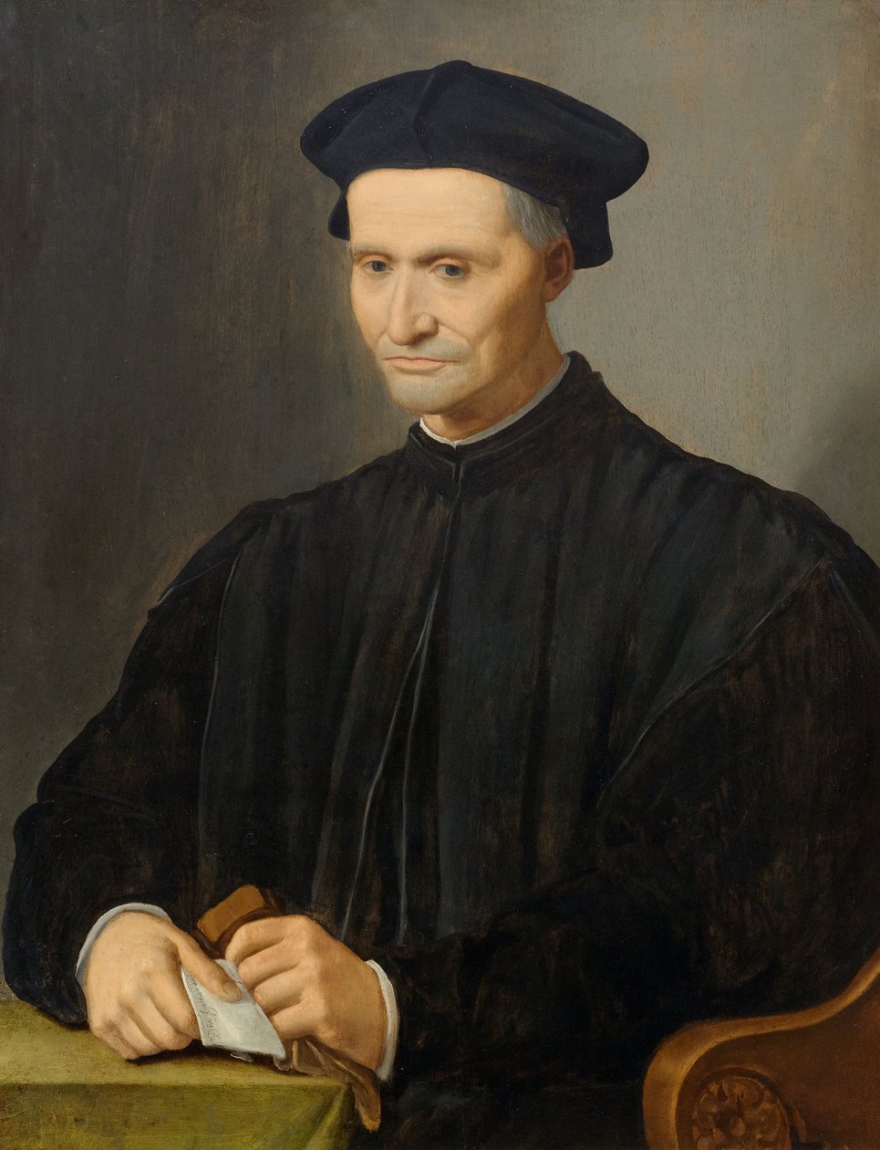 Porträt von Agostino Dini von Ridolfo Ghirlandaio