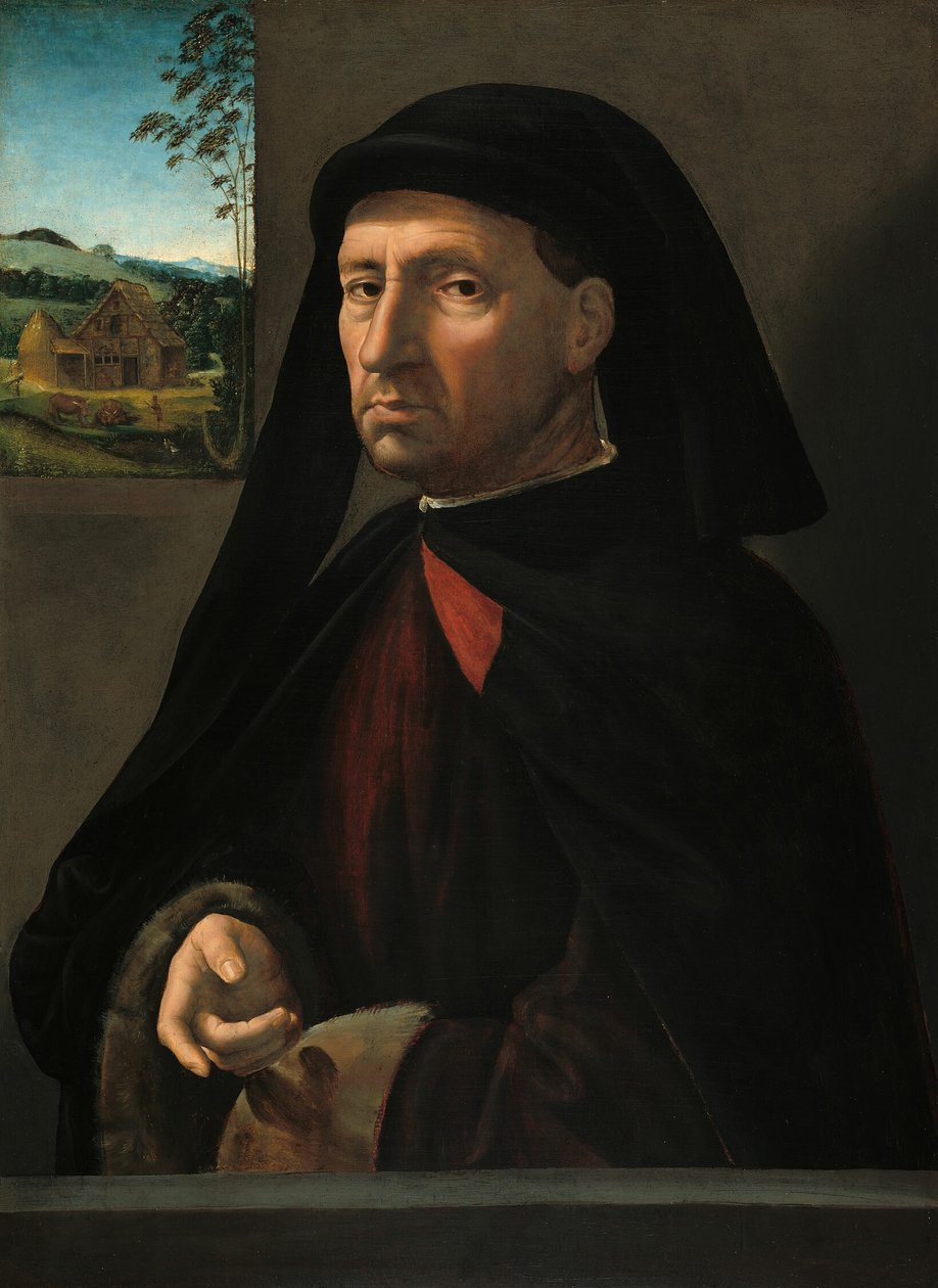 Porträt eines Gentlemans von Ridolfo Ghirlandaio