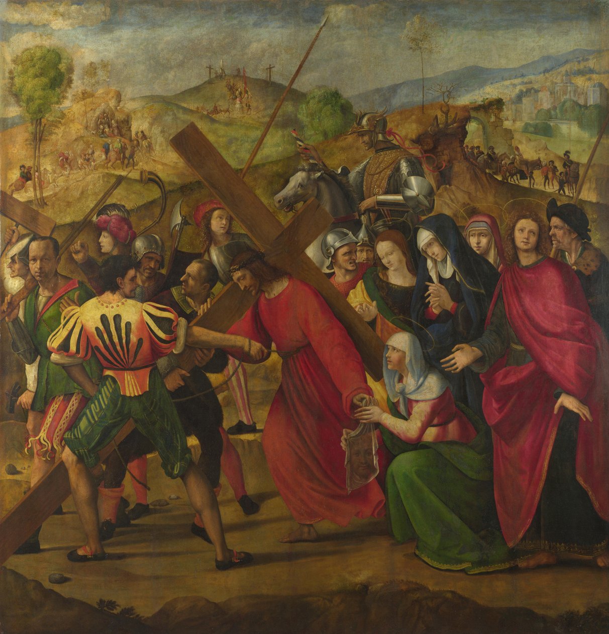 Der Zug nach Golgatha, ca. 1505 von Ridolfo Ghirlandaio