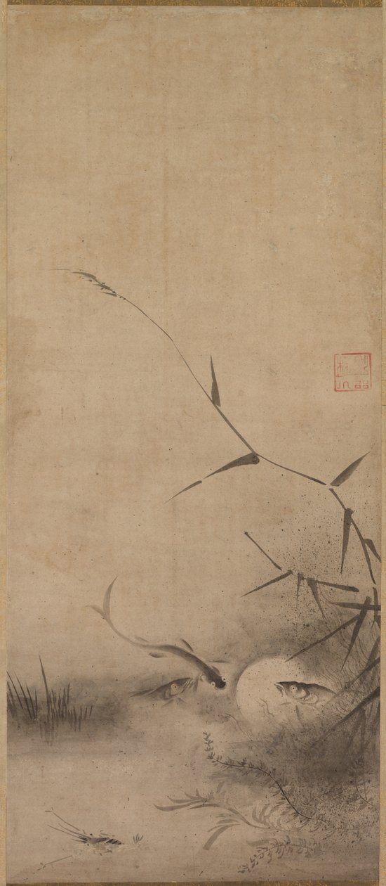 Fische und Seetang, 16. Jahrhundert von Rinkyo