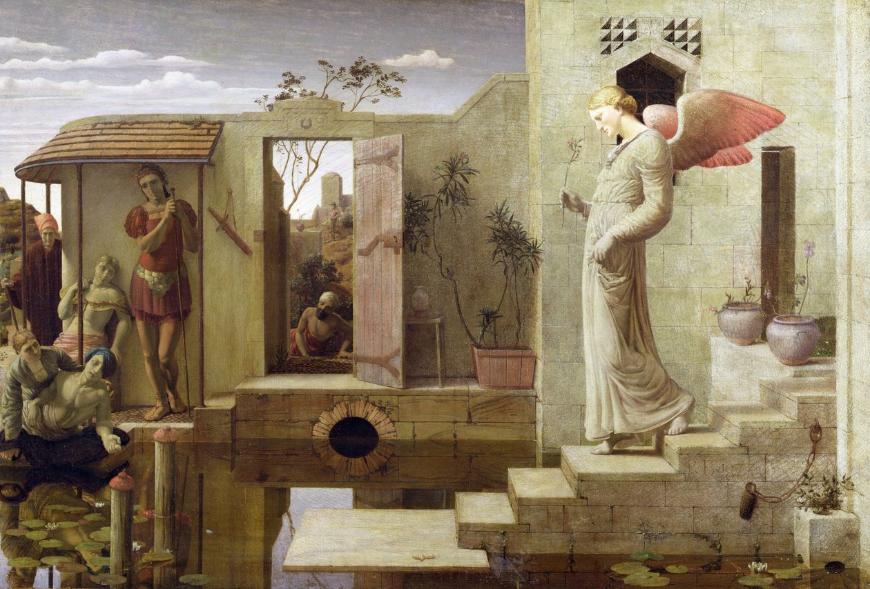 Der Teich von Bethesda, 1877 von Robert Bateman