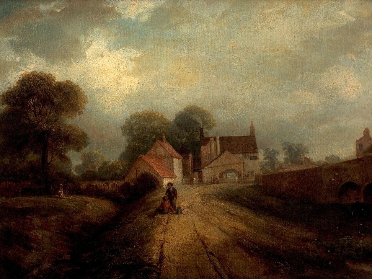 Blick auf das Old Trent Bridge Inn, West Bridgford, Nottingham von Robert Bradley