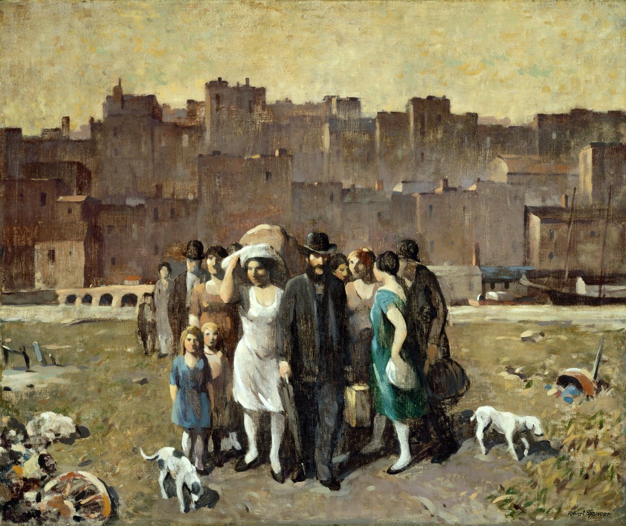 Der Exodus, 1928 von Robert C. Spencer