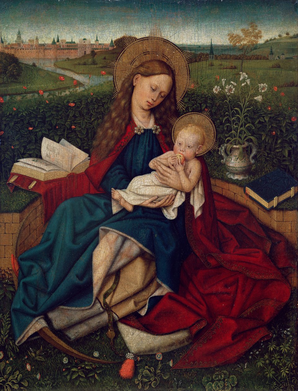 Die Madonna der Demut von Robert Campin