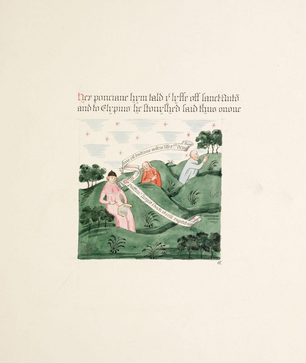 Ms. New Coll 380, f15r. Die Altertümer der Kathedrale von Saint Mary, Carlisle, gezeichnet von Robert Carlile, 1795 von Robert Carlile