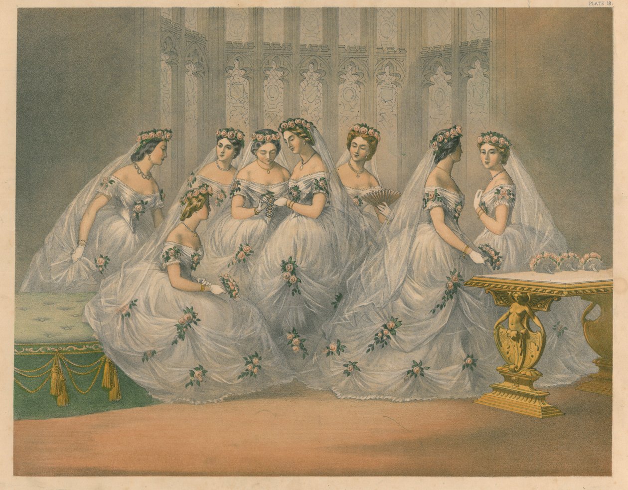 Die Brautjungfern, 1863 von Robert Charles Dudley
