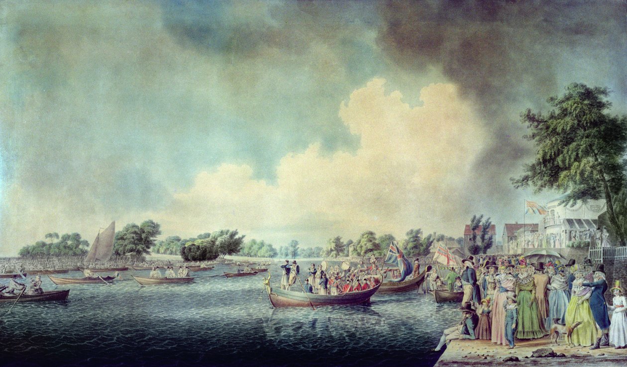 Das Ruderwettkampf in Richmond von Robert Cleveley