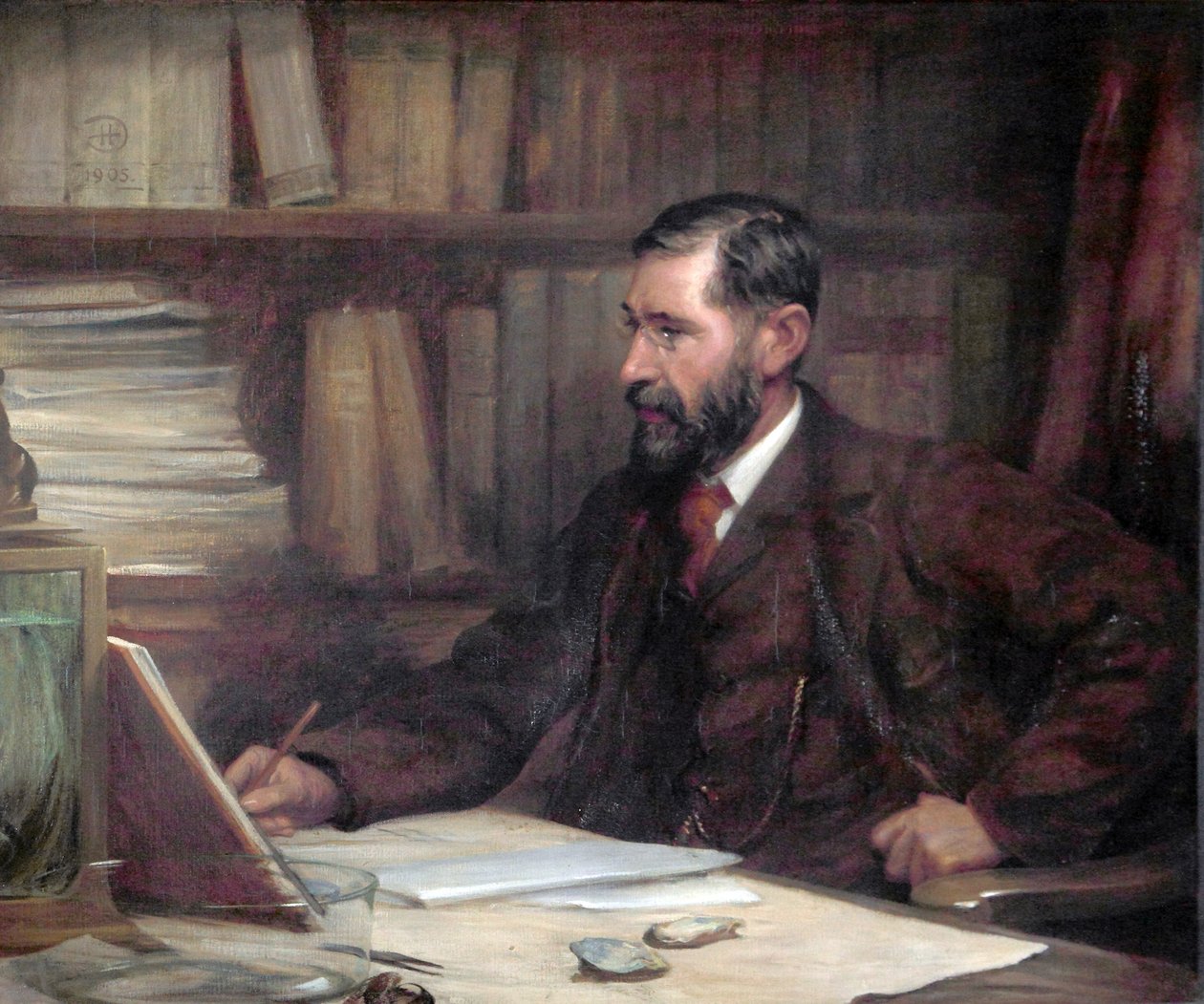 Professor Sir William Abbot Herdman von Robert Duddingstone Herdman