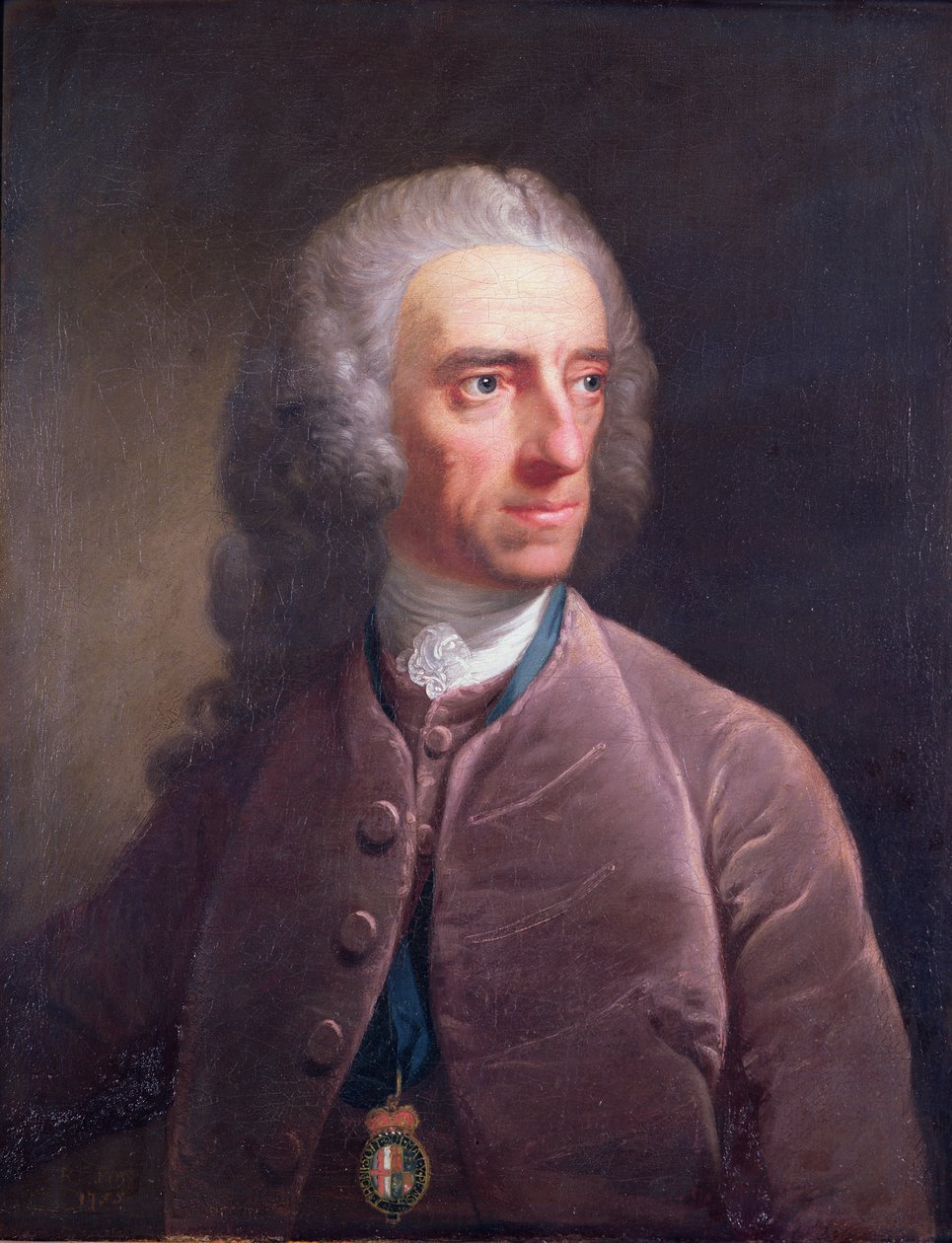 Porträt von Stephen Martin Leake (1702-73) 1755 von Robert Edge Pine