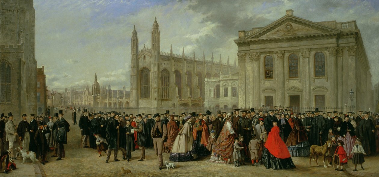 Graduierungsmorgen in Cambridge im Jahr 1863 von Robert Farren