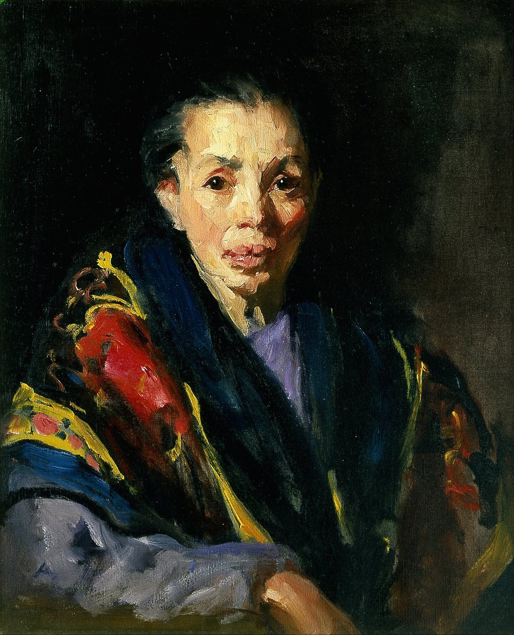 Das alte Modell (alte spanische Frau) von Robert Cozad Henri
