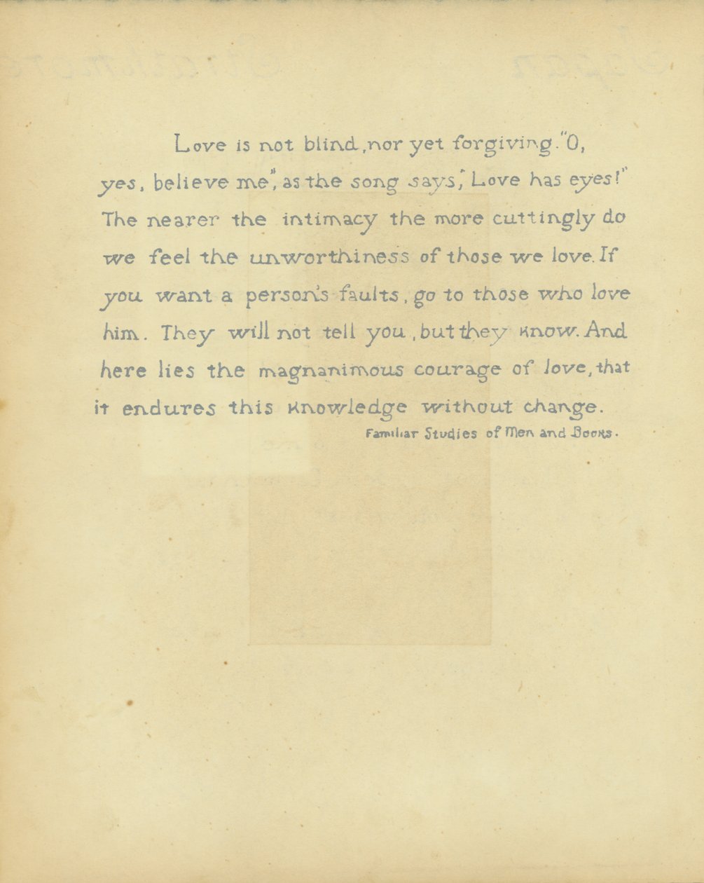 Zitat von Robert Louis Stevenson aus Familiar Studies of Men and Books von Robert Louis Stevenson