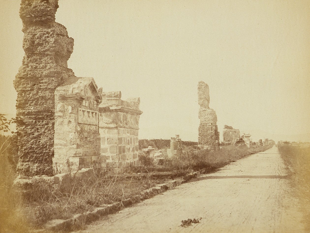 Blick auf die Via Appia Antica von Robert MacPherson