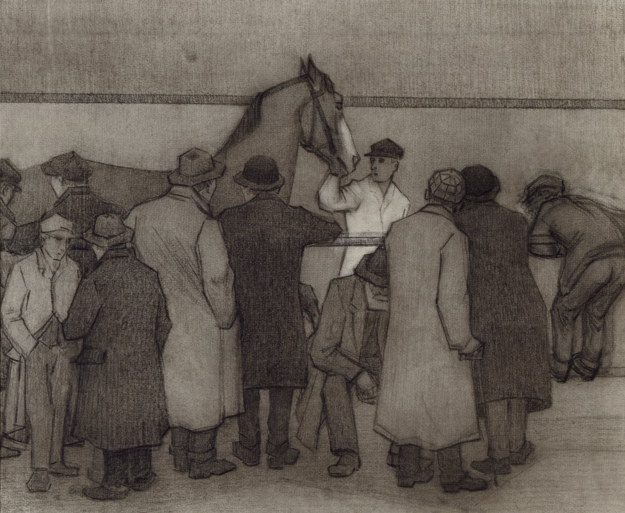 Verkauf bei Wards Repository, Nr. 2, ca. 1918 von Robert Polhill Bevan