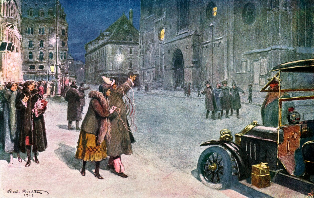Wien - Stephansplatz von Robert Richter
